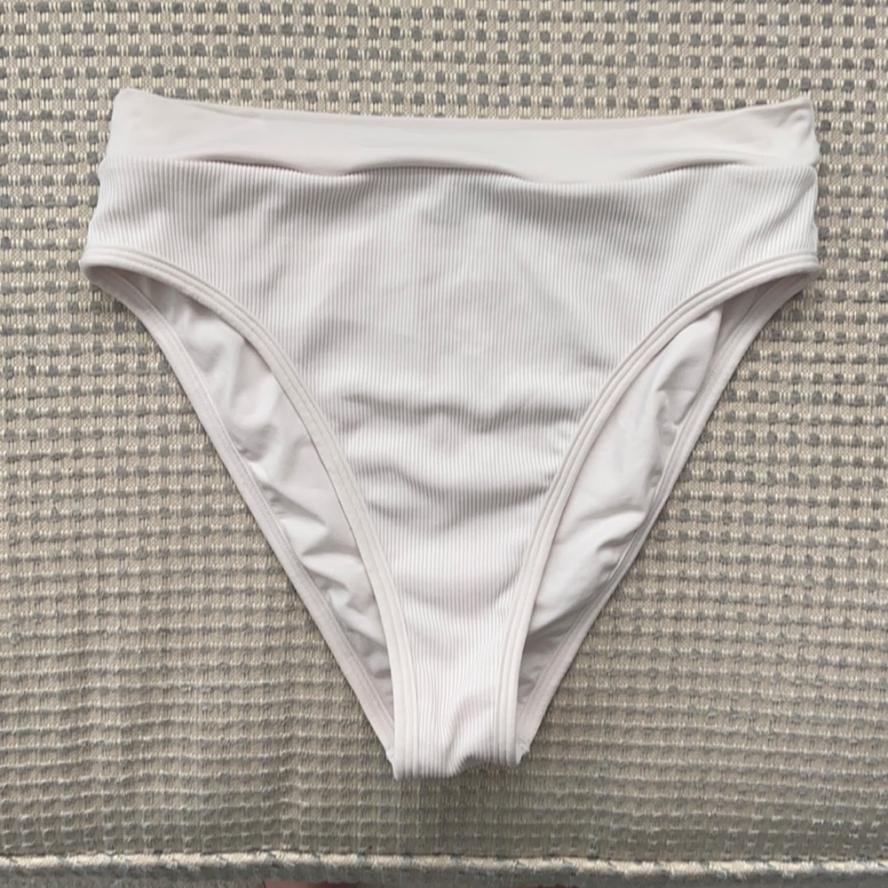 EVERYTHING BUT WATER white high waisted bottoms